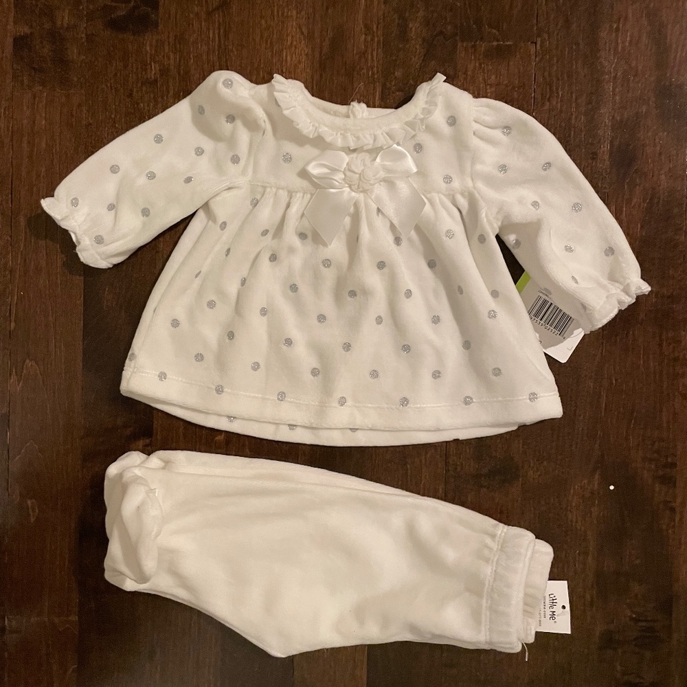 Little me clothing matching set - brand new